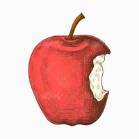 سیب گاز زده