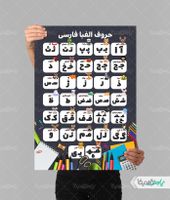 دانلود طرح پوستر حروف الفبا