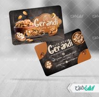 طرح کارت ویزیت اجیل و خشک بار