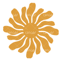 وکتور برداری نماد خورشید همراه با المان طراحی و عناصر طراحی