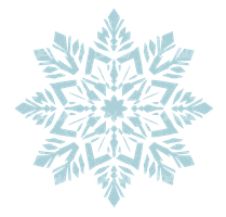 وکتور برداری نشان برف همراه با لوگوی برف و عناصر طراحی