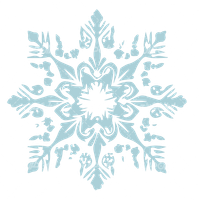 وکتور برداری لوگو برف همراه با نشان برف و عناصر طراحی