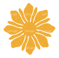 وکتور برداری لوگو خورشیدهمراه با نماد خورشید و المان طراحی