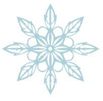 وکتور برداری لوگوی برف همراه با المان برف و نشان برف