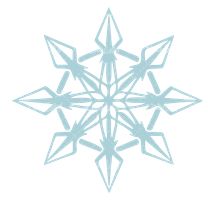 وکتور برداری المان برف همراه با آرم برف و نماد برف