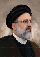 نقاشی دیجیتال ابراهیم رئیسی
