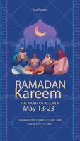 وکتور برداری ماه رمضان همراه با محراب و طرح مذهبی