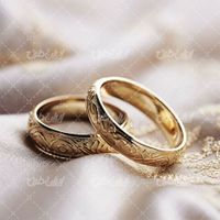تصویر با کیفیت حلقه ازواج همراه با جشن عروسی و حلقه طلا