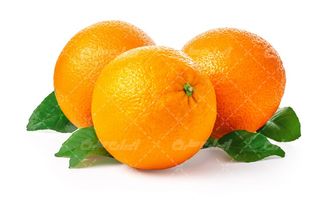 تصویر با کیفیت پرتقال همراه با میوه آب دار و آب میوه