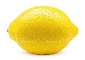 تصویر با کیفیت لیمو ترش همراه با میوه آب دار و آب میوه