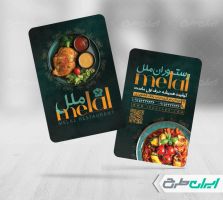 طرح لایه باز کارت ویزیت رستوران