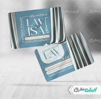 طرح لایه باز کارت ویزیت پرده سرا