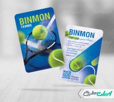 کارت ویزیت آکادمی تنیس