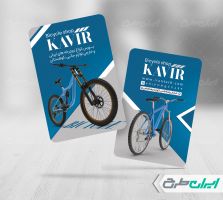 طرح کارت ویزیت دوچرخه فروشی