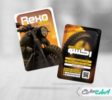 طرح کارت ویزیت موتور فروشی