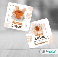 طرح لایه باز کارت ویزیت کارگاه سفالگری