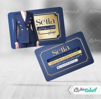 طرح کارت ویزیت فروشگاه مانتو اداری