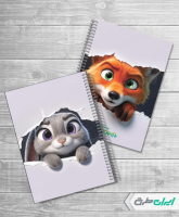 طرح لایه باز جلد دفتر فانتزی