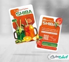 طرح لایه باز کارت ویزیت آبمیوه فروشی