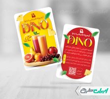 طرح لایه باز کارت ویزیت آبمیوه فروشی