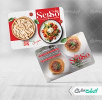 کارت ویزیت فست فود و پاستا فروشی