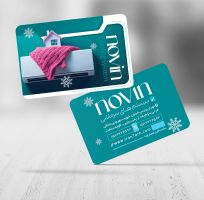 طرح کارت ویزیت فروشگاه لوازم سرمایشی