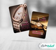 طرح کارت ویزیت ساعت فروشی