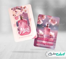 طرح کارت ویزیت عطر فروشی