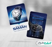 طرح کارت ویزیت ساعت فروشی