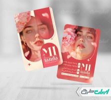 کارت ویزیت آرایشگاه زنانه