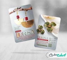 طرح کارت ویزیت فروشگاه اکسسوری و بدلیجات