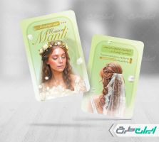 طرح کارت ویزیت مزون عروس