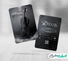 طرح لایه باز کارت ویزیت کلاس موسیقی