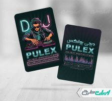 طرح لایه باز کارت ویزیت دی جی