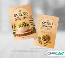 طرح لایه باز کارت ویزیت زیتون فروشی