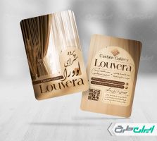 طرح کارت ویزیت پرده فروشی