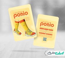 طرح کارت ویزیت جوراب فروشی