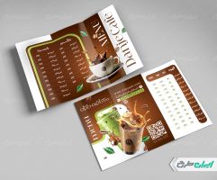 طرح منوی کافه قهوه