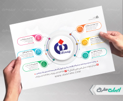 طرح تراکت دفتر بیمه