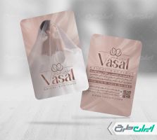 طرح لایه باز کارت ویزیت مزون عروس