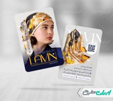 کارت ویزیت فروشگاه شال و روسری