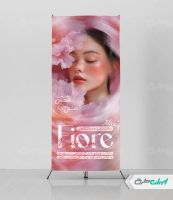 طرح استند سالن زیبایی