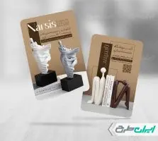 طرح کارت ویزیت مجسمه سازی