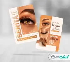 طرح کارت ویزیت خدمات کاشت مژه
