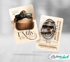 طرح کارت ویزیت عینک فروشی