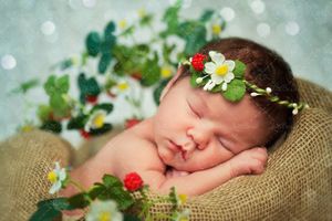 آتلیه کودک عکاسی بچه نوزاد کیسه گونی
