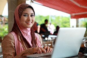 شال و روسری حجاب اسلامی لپ تاپ