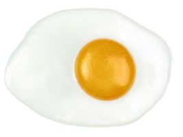 تخم مرغ زرده و سفیده ی تخم مرغ
