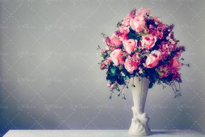گلدان و گل مصنوعی گل فروشی