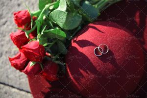 حلقه ازدواج گل رز گل سرخ